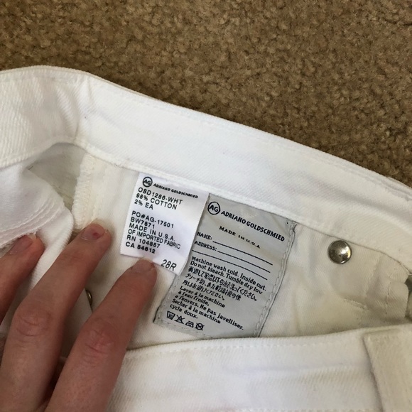 White Adriano Goldschemied Jeans - Picture 5 of 5